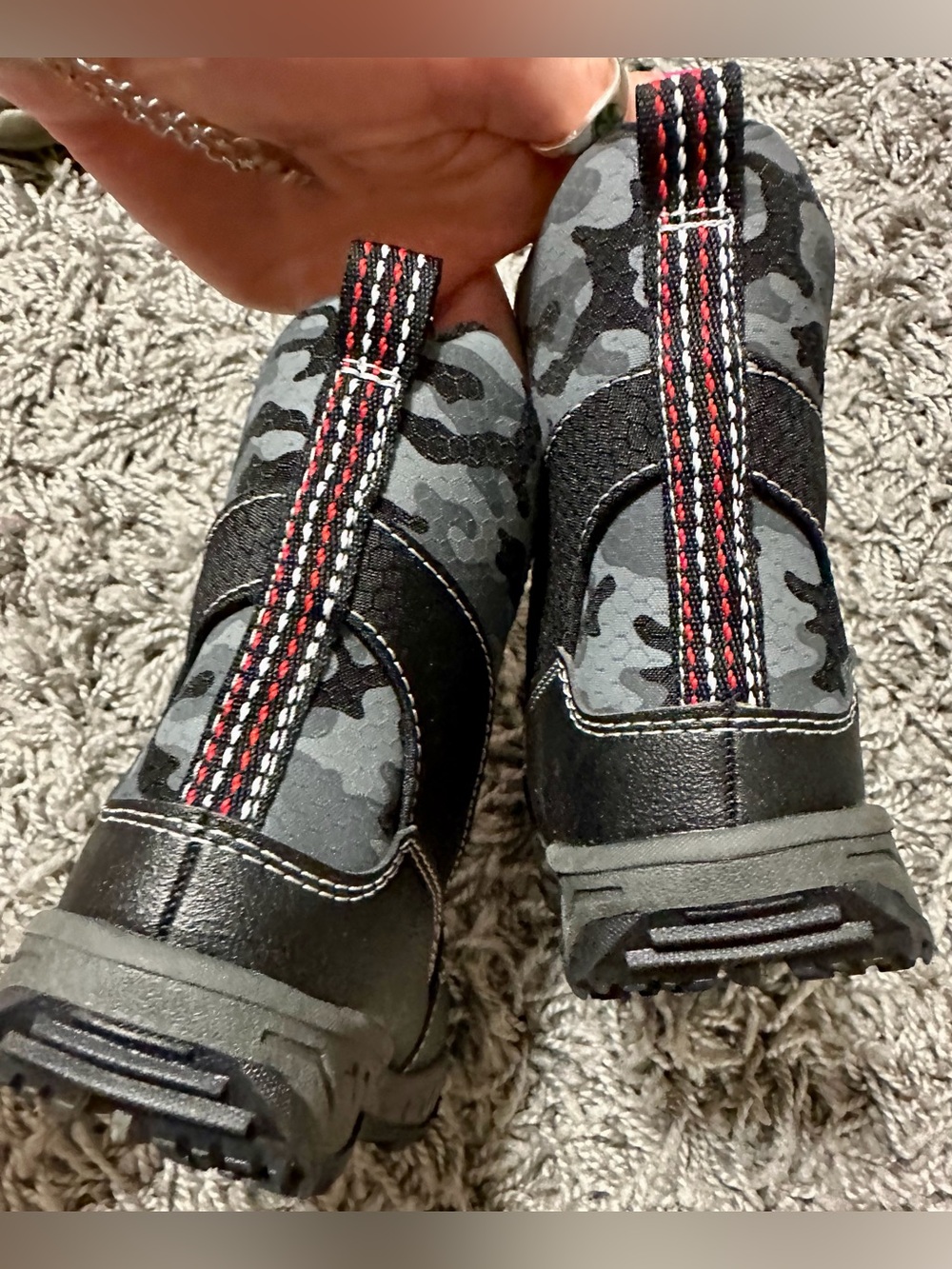 Carter's Black and Gray Camo Kids Winter Boots - Picture 6 of 13